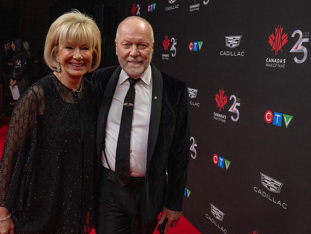 Donna and Gary on the red carpet